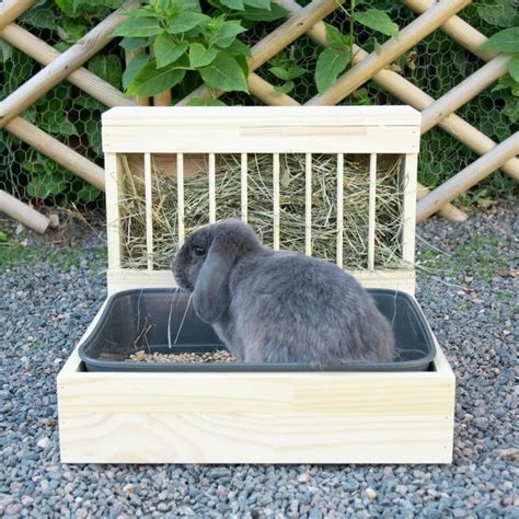 Medium Litter Box With Hay Rack Rabbits World