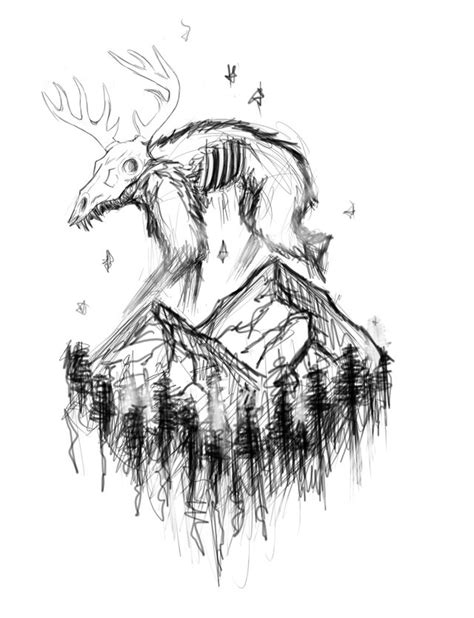 This is just for knowledge and awareness. Wendigo Drawing Step By Step