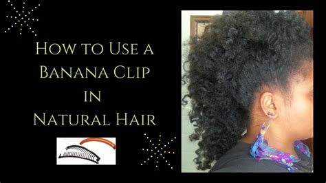 Neon banana clips 12 pack 6675. Easy Banana Clip Hairstyles for Natural Hair. Type 4 Hair ...