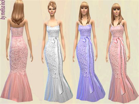 Clothing, female clothing tagged with: Mermaid Wedding Dress - The Sims 4 Catalog
