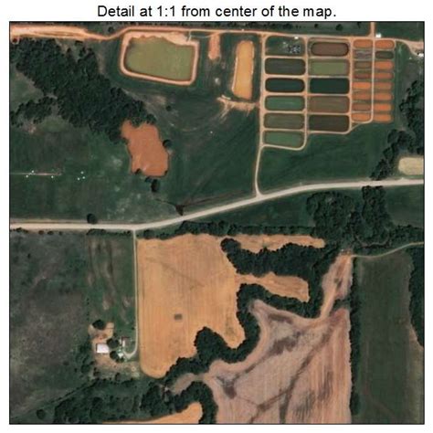Aerial Photography Map Of Langston Ok Oklahoma