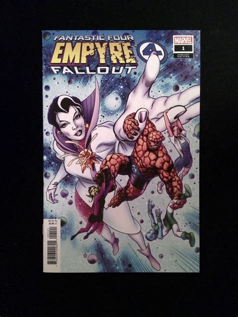 empyre fallout fantastic four 1c marvel comics 2020 nm davis variant comic books modern age