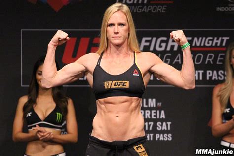 Holly Holm Ufc Fight Night 111 Ceremonial Weigh Ins Mma Junkie
