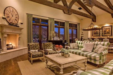 Country Style Living Room Design Cozy And Romantic Atmosphere