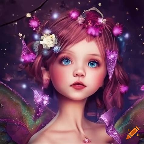 image of a sweet girl fairy