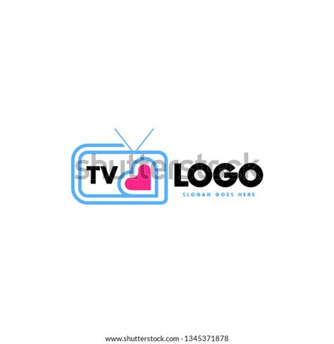 Tv Logo Design Stock Vector Royalty Free 1345371878 Shutterstock