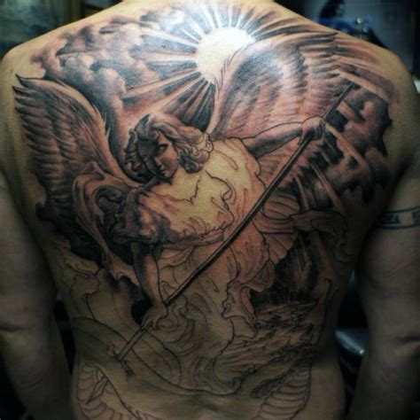 21 Guardian Angel Tattoos On Back
