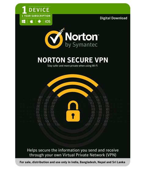 Norton Secure Vpn Latest Version 1 Pc 1 Year Activation Code