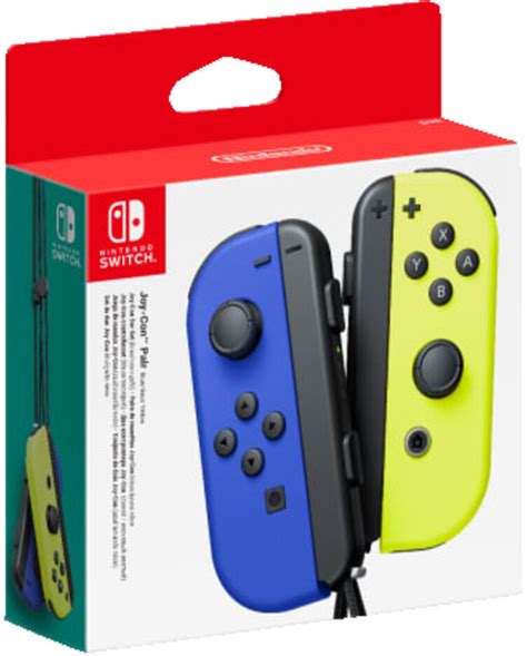 Nintendo Switch Juego De Mandos Joy Con Azul Neónamarillo Neón Desde