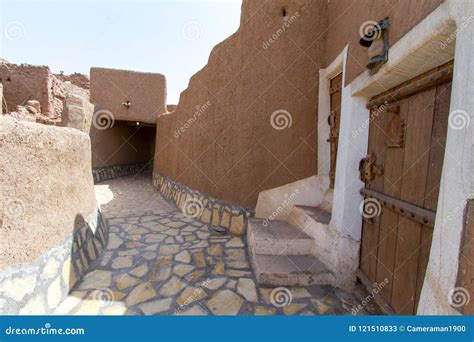 Vintage Arabian Buildings In Heritage Arab Village Stock Image Image