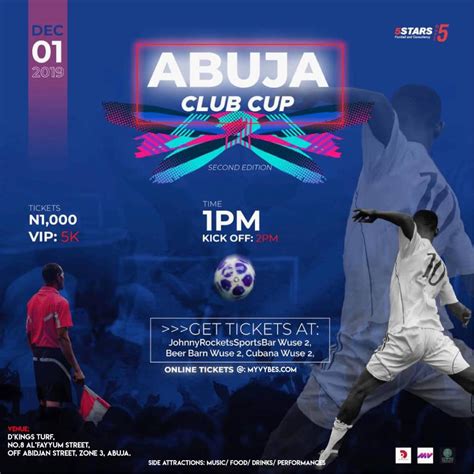 Abuja Club Cup 2nd Edition Holds December 1st Best Choice Sports