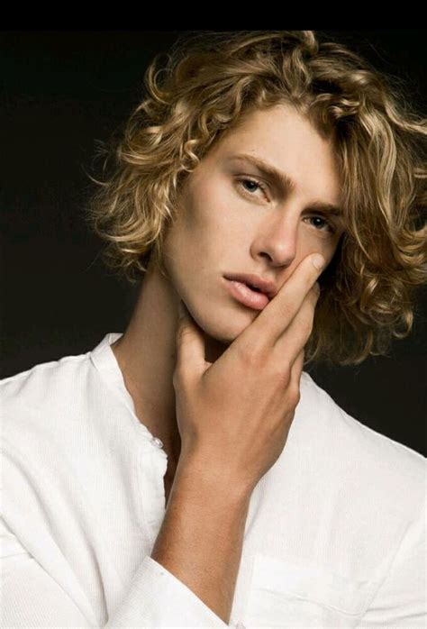 Chuck Bilgrien Men Blonde Hair Blonde Hair Male Model Curly Hair Model