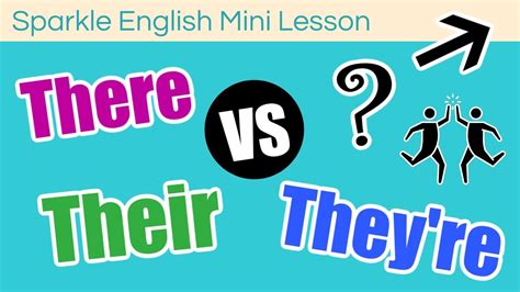 There Their Or Theyre What Is The Difference Esl Homophones