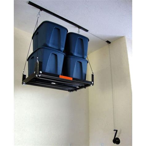 Installing overhead garage storage is a great way to gain storage space while sacrificing zero floor overhead garage storage can actually be larger than other kinds of storage that you have in your in fact, this kind of storage can actually be a diy project. 10 best Pulley Systems images on Pinterest | Pulley ...