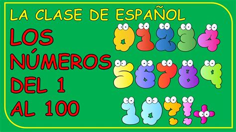 Numbers From 1 To 100 In Spanish Los Números Del 1 Al 100 En Español