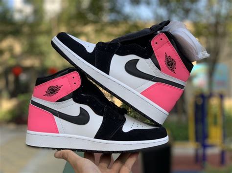 2019 air jordan 1 mid hyper pink white black for girls in 2020 jordan shoes girls girls