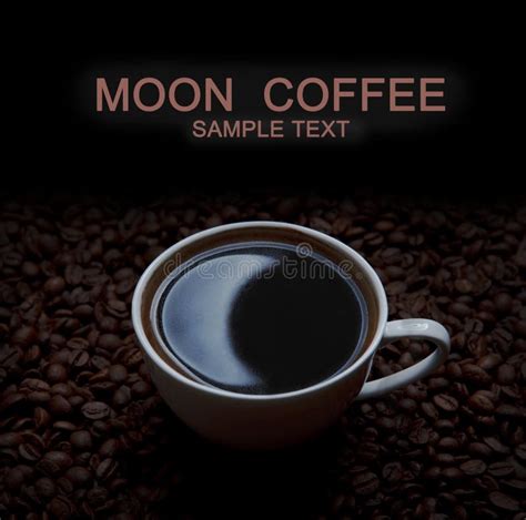 Coffee With Moon Reflection Stock Photo Image Of Natural Light 29453748