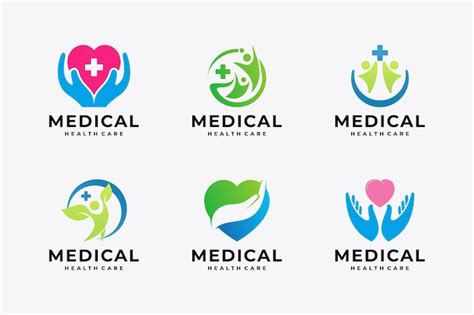 Premium Vector Set Of Creative Medical Healthcare Logo Design Collection