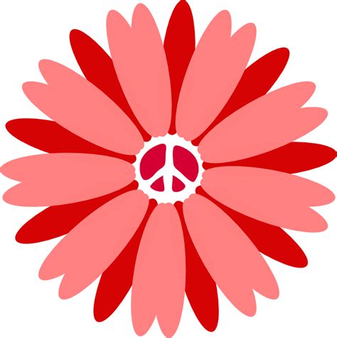 Scalable Vector Graphics Peace Sign Flower 32 Peacesymbol.org