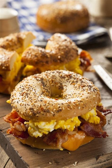 10 Easy Breakfast Bagel Sandwich Ideas For A Delicious Morning