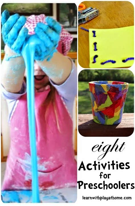 Learn With Play At Home 8 Activities For Preschoolers