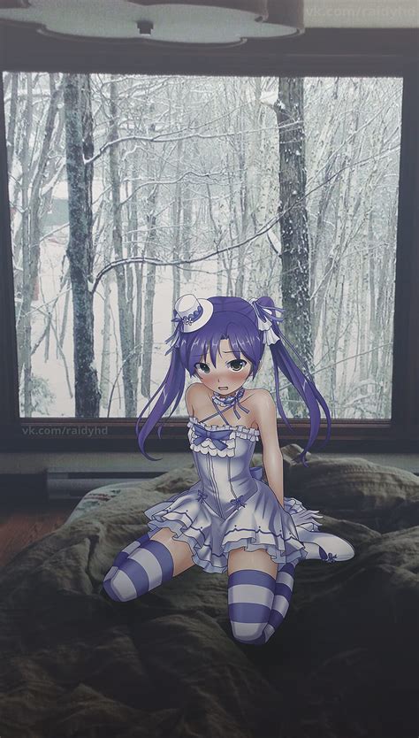 Anime Anime Girls Stockings Hd Phone Wallpaper Peakpx