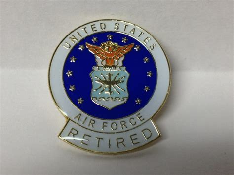 United States Air Force Retired Lapel Hat Pin New Gettysburg