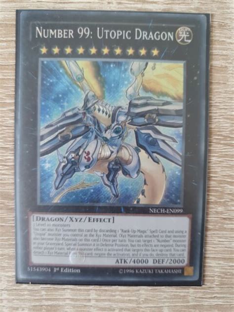 Yu Gi Oh Tcg Number 99 Utopic Dragon The New Challengers Nech En099