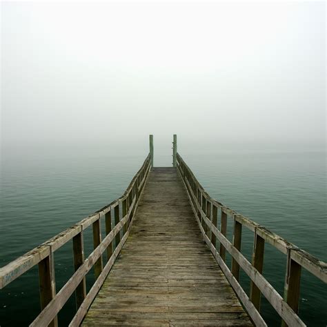 Misty Morning Bridge Endless Lake Ipad Air Wallpapers Free Download