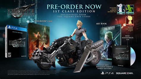 Final Fantasy 7 Remake Collectors Edition Detailed Stevivor