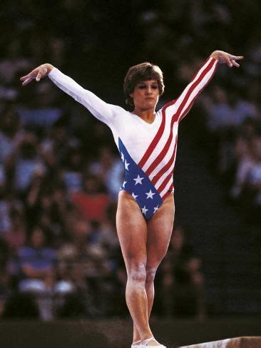 Mary Lou Retton In The Competition Photographic Print Art In