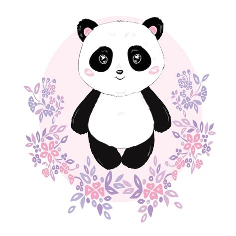Premium Vector Panda Illustration Vector Cute Panda Head Isolated On
