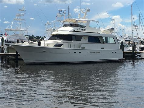 1989 Hatteras 60 Ft Yacht For Sale Allied Marine Yacht Sales