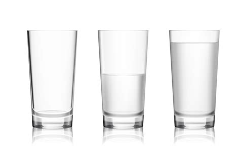 Full And Empty Glass Vector Art At Vecteezy Free Nude Porn Photos