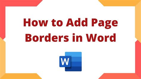 How To Insert A Custom Page Border In Word Pmpase
