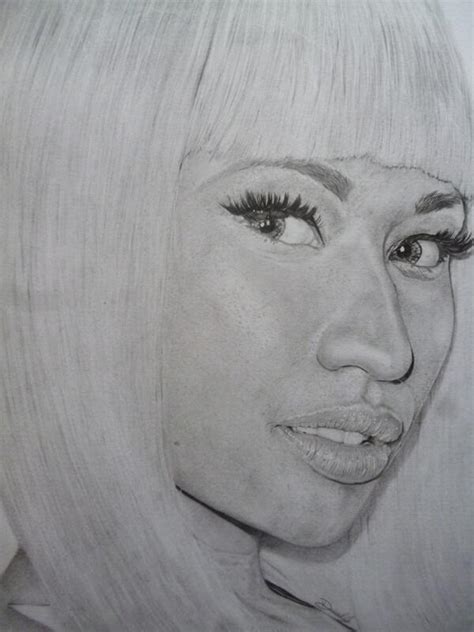 Nicki Minaj Drawing Pencil Sketch Colorful Realistic Art Images