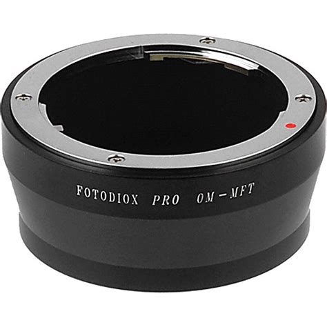 fotodiox olympus om pro lens adapter for micro four om mft pro