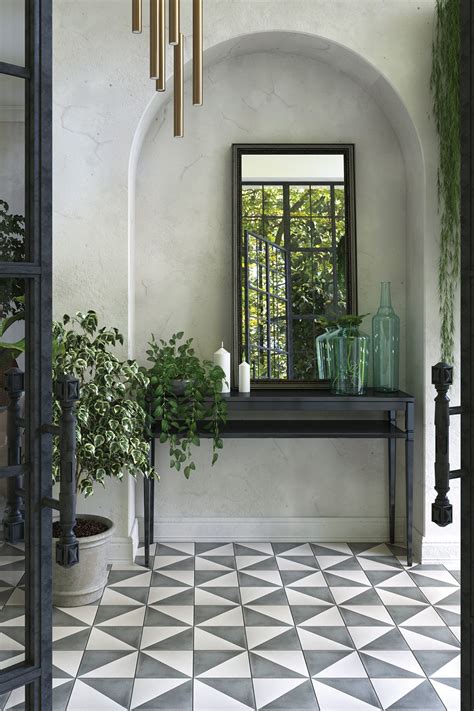 Connect Indoor And Outdoor Spaces With Encaustic Cement Tiles