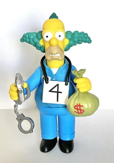Vintage The Simpsons Wos Busted Krusty The Clown Jail Interactive Action Figure 2559 Picclick