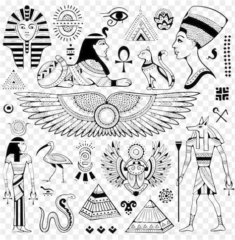 Free Download Hd Png Yramids Ancient Egypt Hieroglyphs Egypt Symbols