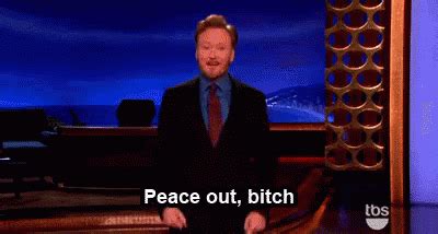 Bye Bye Peaceout Conanobrien Discover Share Gifs