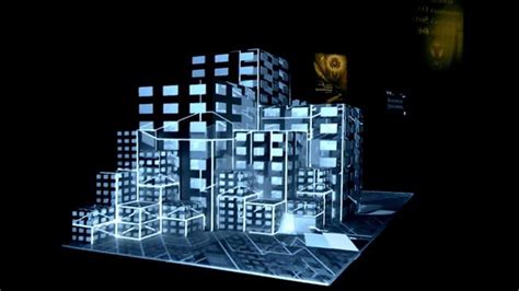 Projection Mapping On 3d Cubes At Paris Projection Mapping 3d