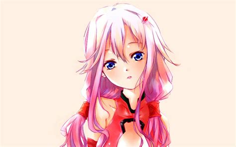 One of the most important aspect of anime is that we can differs from characters by their hair's colors! anime+illustrations | Women Blue Eyes Pink Hair Anime Manga Anime Girls Faces Guilty Crown ...