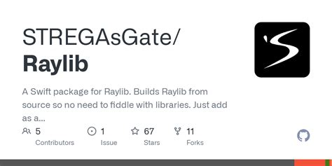 Github Stregasgateraylib A Swift Package For Raylib Builds Raylib
