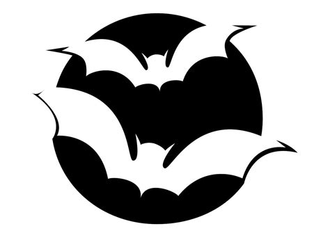 Free Printable Bat Pumpkin Carving Patterns Design