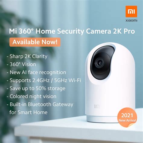 Xiaomi Mi 360 Home Security Camera 2k Pro Electro Hive
