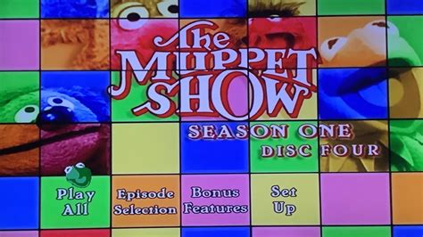 The Muppet Show Season One 2005 Dvd Disc 4📀📺🟩⬜️💥🌑muppet Studios☠️1000📺