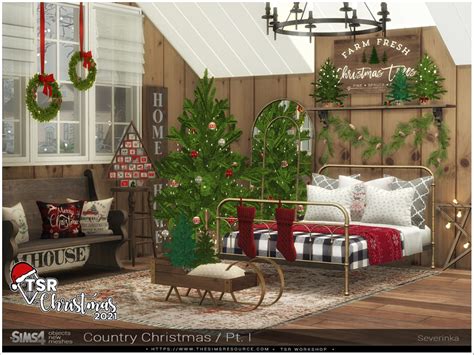 The Sims Resource Tsr Christmas 2021 Country Christmas Pti