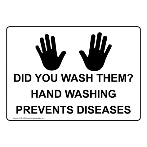 Sanitize Hands Here Sign Nhe 26608 Hand Washing Wash Hands