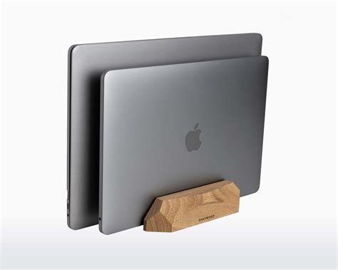 Oakywood Dual Laptop Dock Handcrafted And Sustainable Oak Wood